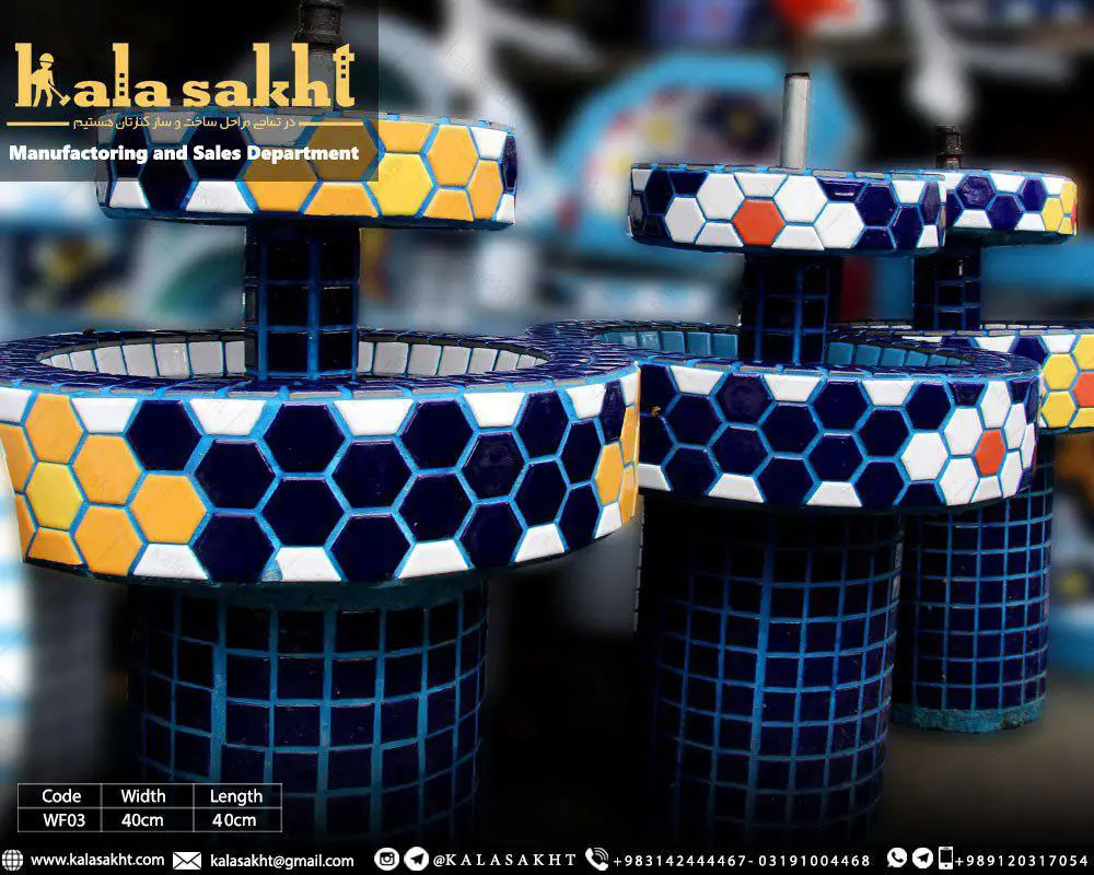 آبنمای دو طبقه - ابعاد 50/30