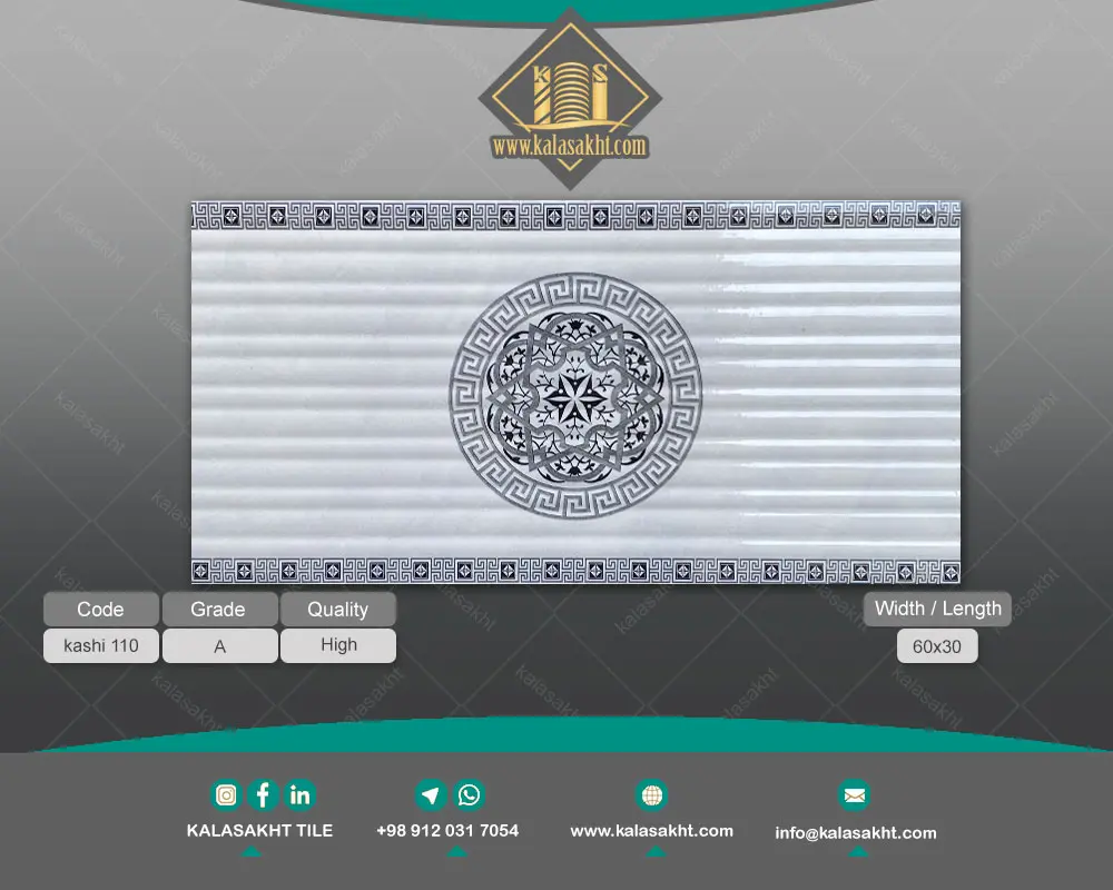 کاشی بدنه سرویس بهداشتی آنیسا طوسی ابعاد30*60