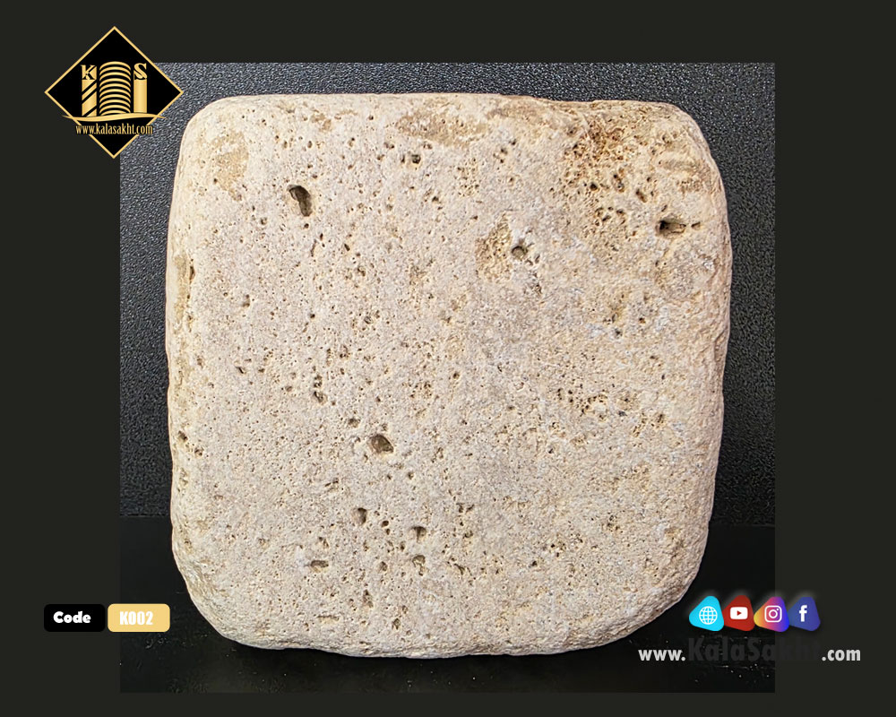 سنگ کوبیک تراورتن کرم