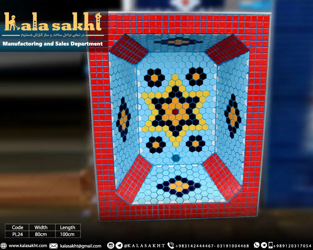 حوض ستون - ابعاد 100*80