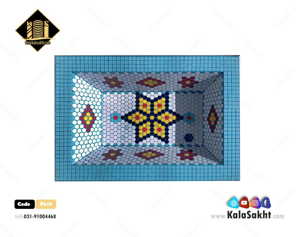 حوض چهار ضلعی کد11 - ابعاد 120*90