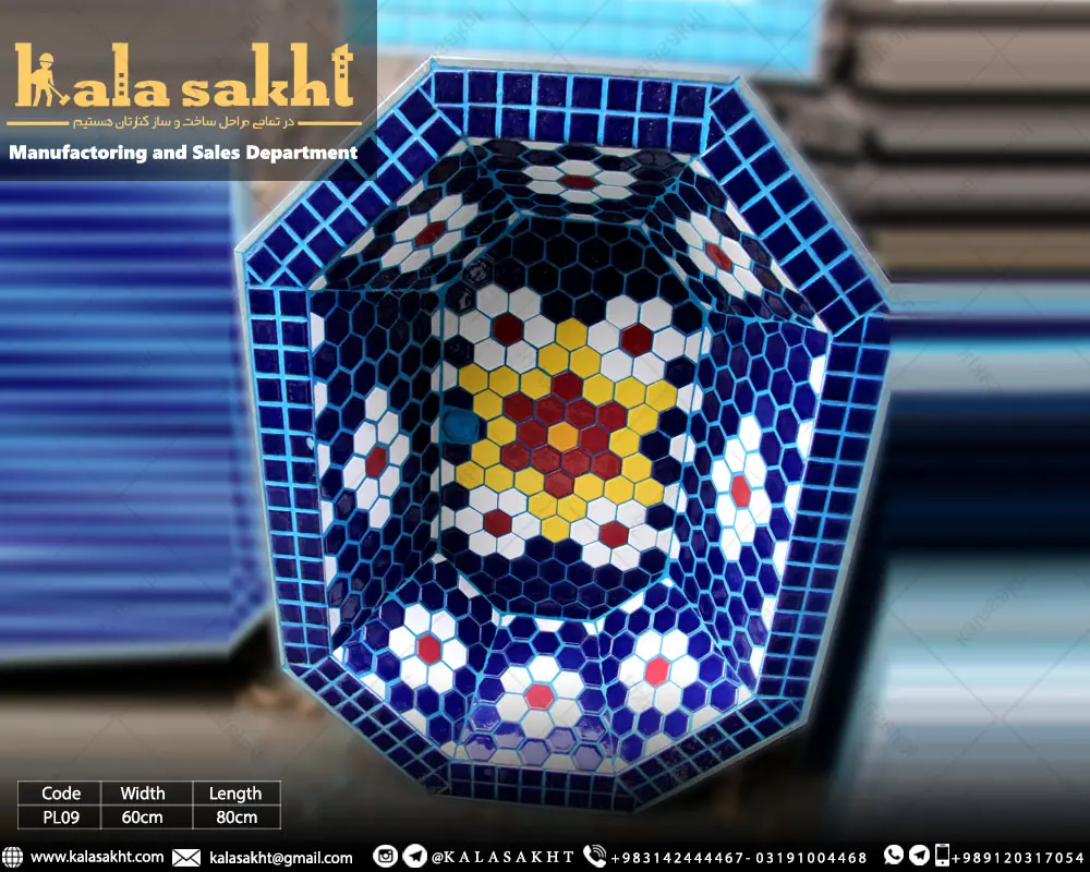 حوض تندیس - ابعاد 60*80