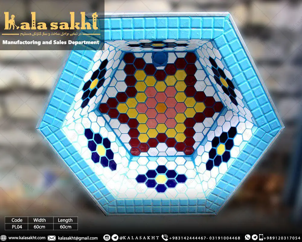 حوض ابعاد60*60مدل پرواز برای نمای بیرونی