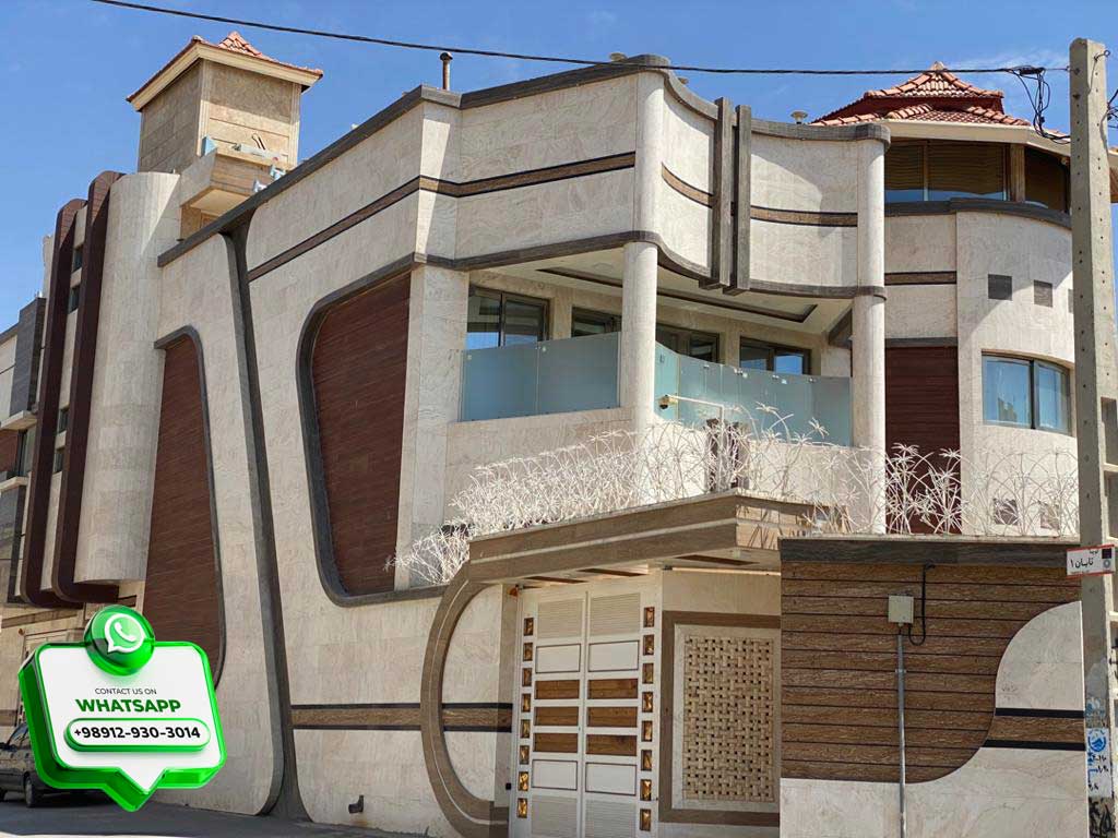 ساختمان نما سنگ آجر