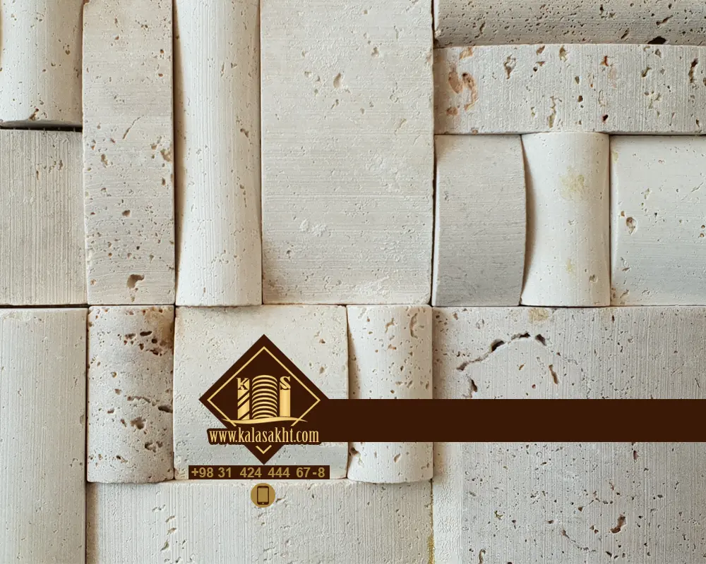 سنگ آنتیک کرم پروفیل