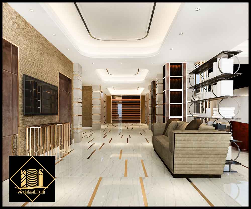سنگ در دیواره های داخلی ساختمان