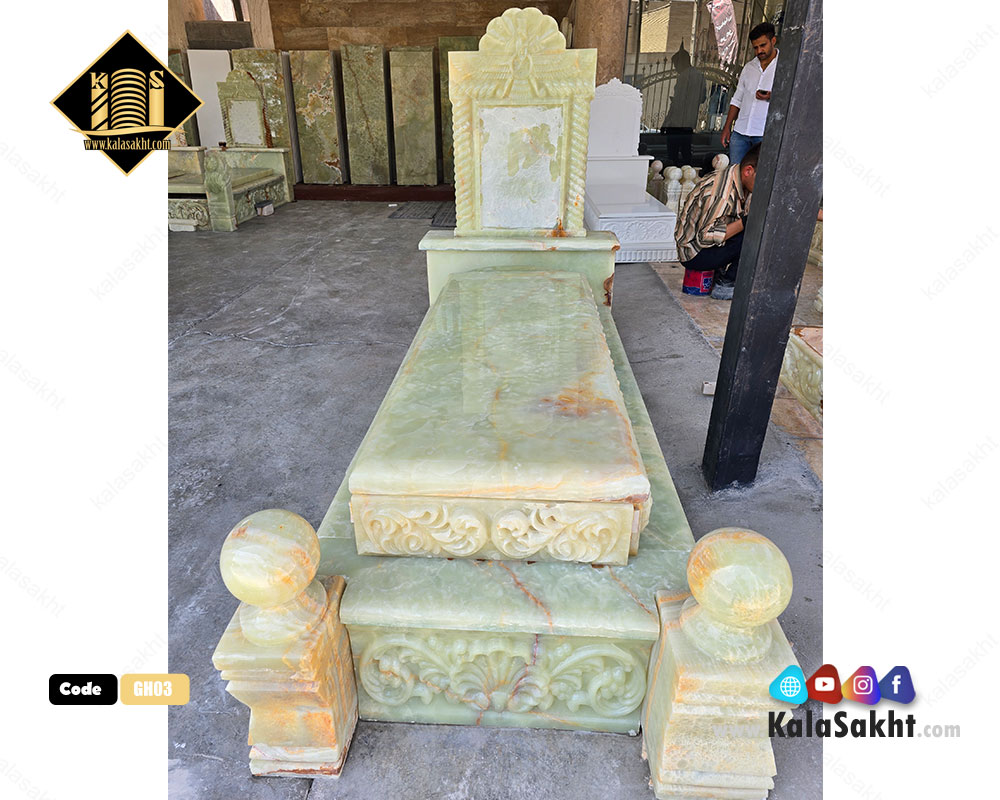 سنگ قبر مزار مرمر