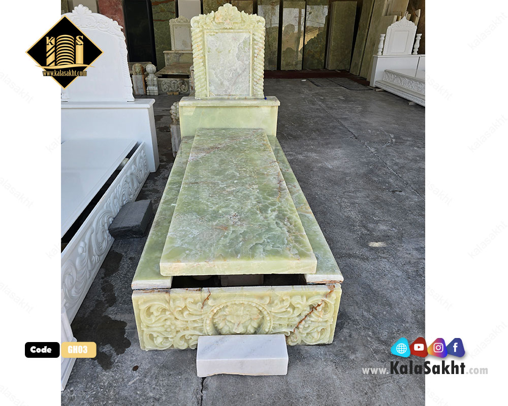 سنگ قبر مزار مرمر