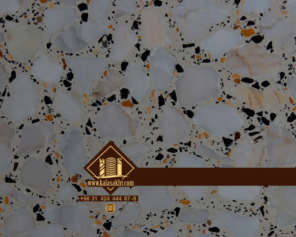 موزائیک سنگ و سیمانی برفکی