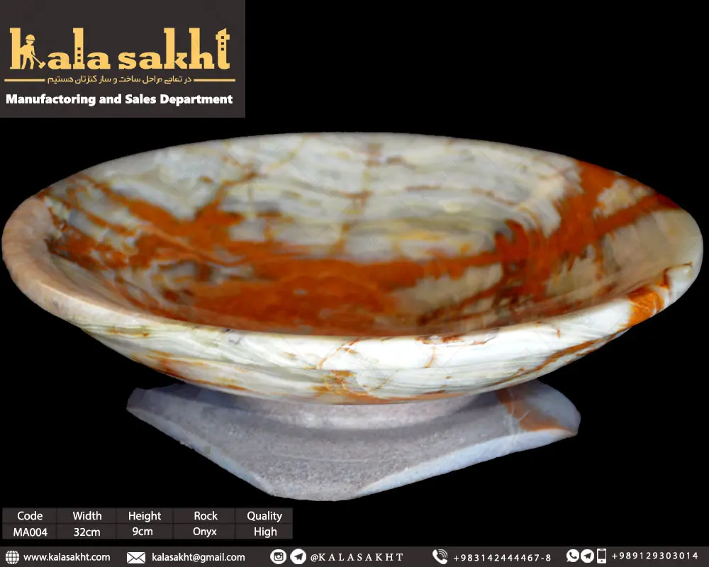 مصنوعات سنگی میوه خوری سنگ مرمر 