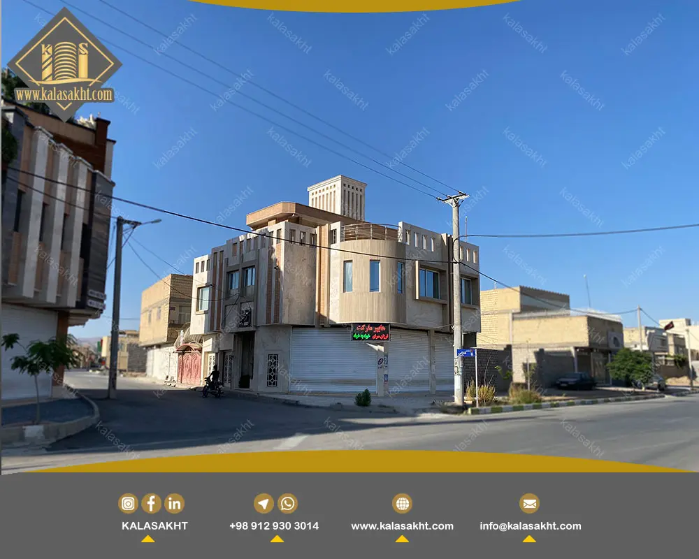 نما ساختمان 2 طبق مسکونی تجاری