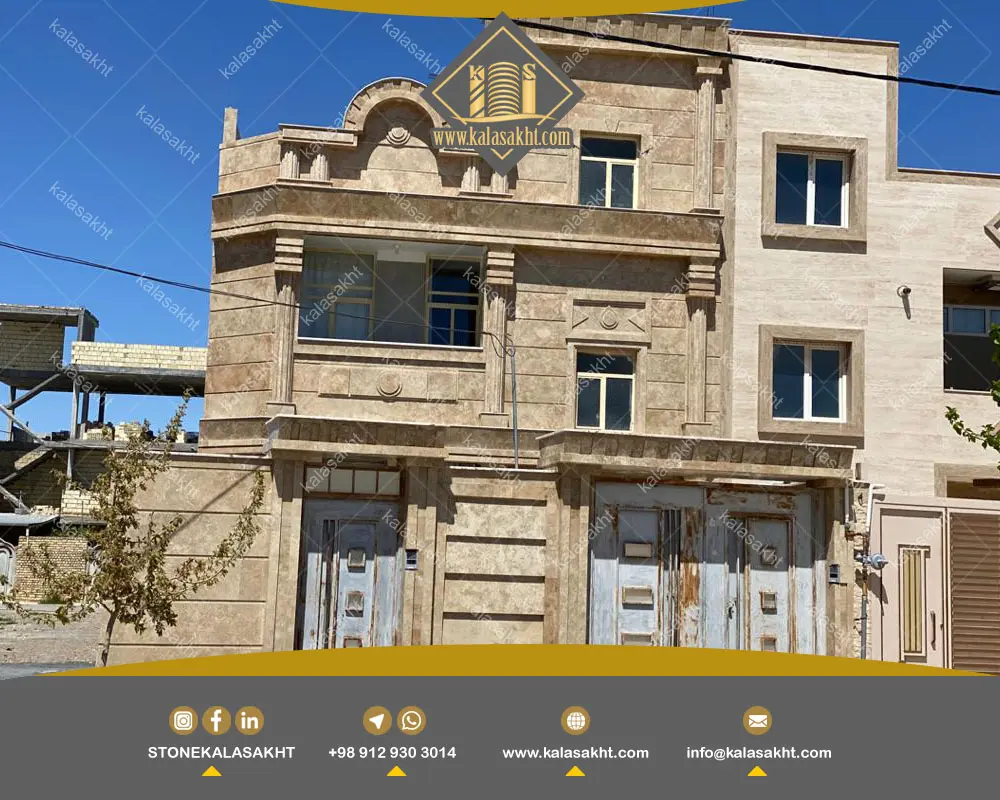 نما ساختمان 2 طبقه نیمه رومی