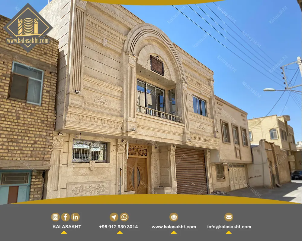 نما ساختمان دو طبقه نیمه رومی