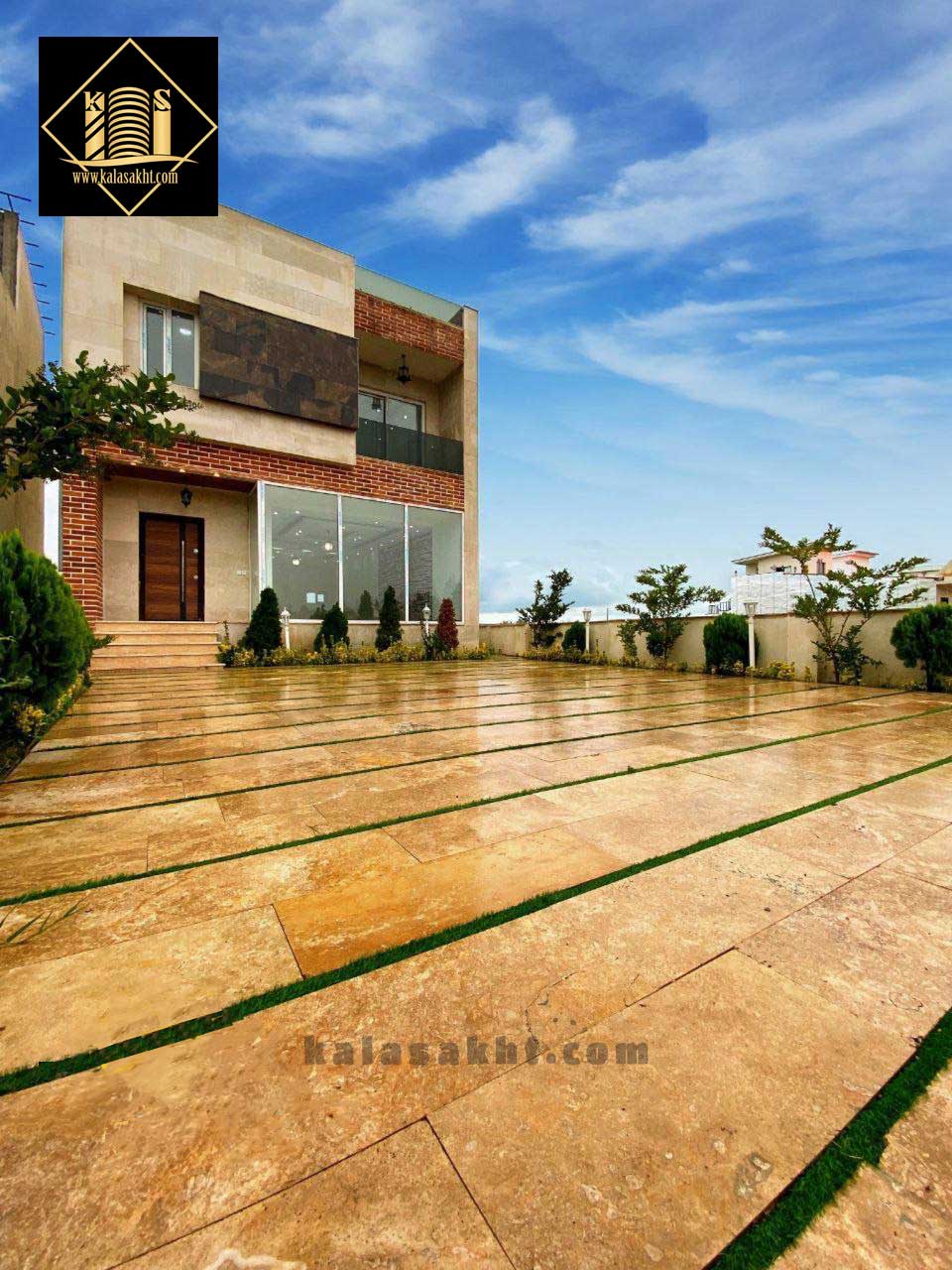 نماهای ساختمان های 2 طبقه