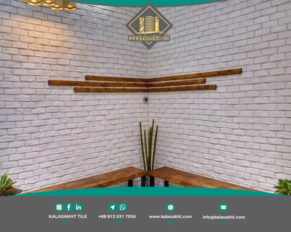 سرامیک آجری سفید 30*90
