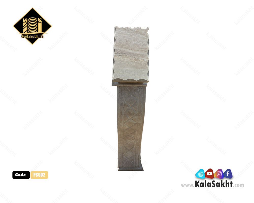 پایه آیفون تراورتن کرم