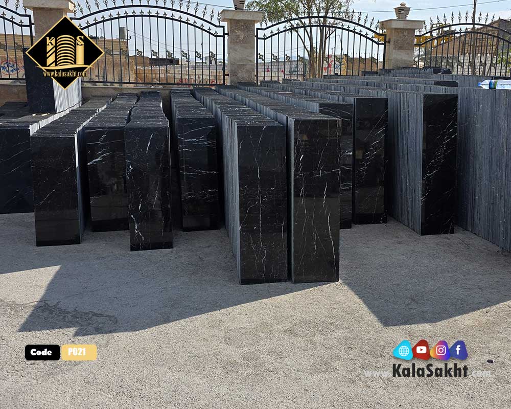 سنگ پله مشکی نجف آباد