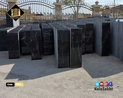 سنگ پله مشکی نجف آباد
