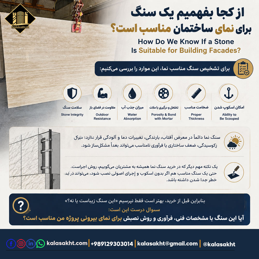 کدام سنگ برای نما مناسب است
